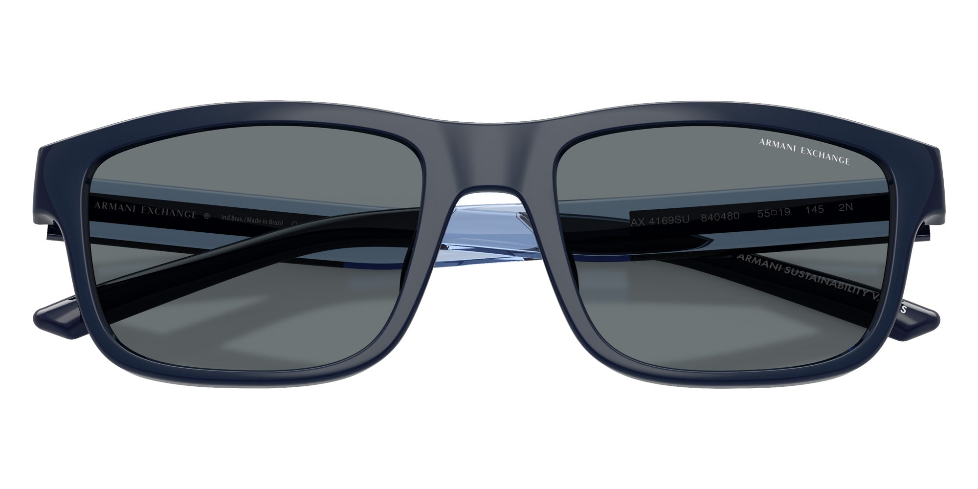 ARMANI EXCHANGE AX4169SU 840480 55 - Shiny Blue #id:ax4169su840480_s:104100