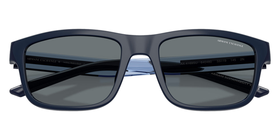 ARMANI EXCHANGE AX4169SU 840480 55 - Shiny Blue #id:ax4169su840480_s:104100