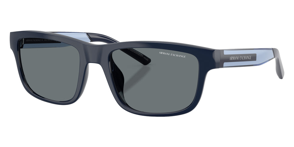 ARMANI EXCHANGE AX4169SU 840480 55 - Shiny Blue #id:ax4169su840480_s:104105