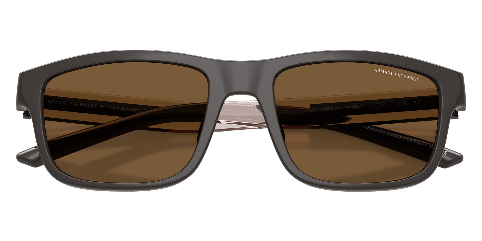 ARMANI EXCHANGE AX4169SU 840573 55 - Shiny Brown #id:ax4169su840573_s:106100