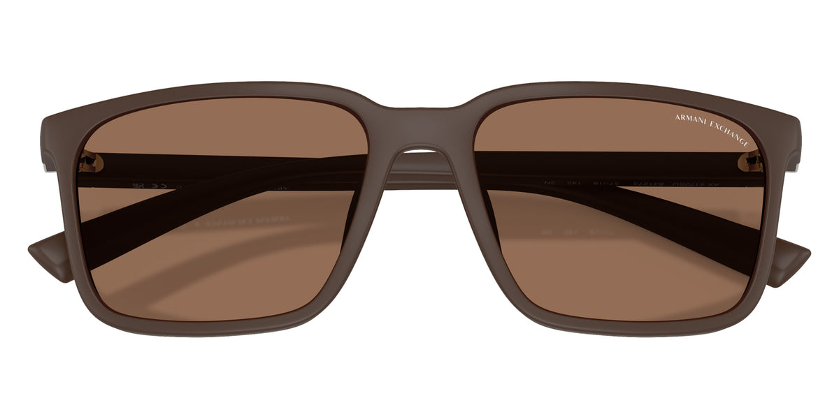 ARMANI EXCHANGE AX4172SU 841273 57 - Matte Brown / Dark Brown #id:ax4172su841273_s:106120