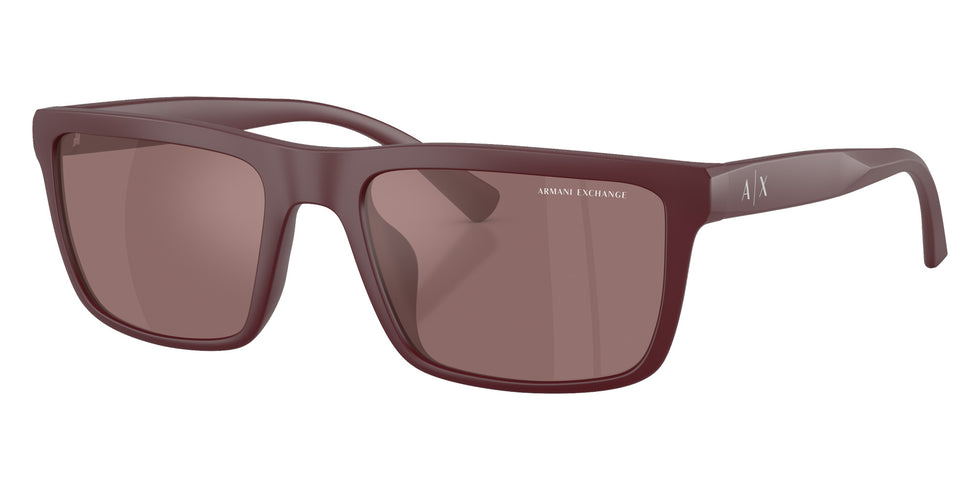 ARMANI EXCHANGE AX4174SU 84136G 56 - Matte Burgundy / Brown Mirrored Internal Silver #id:ax4174su84136g_s:106105