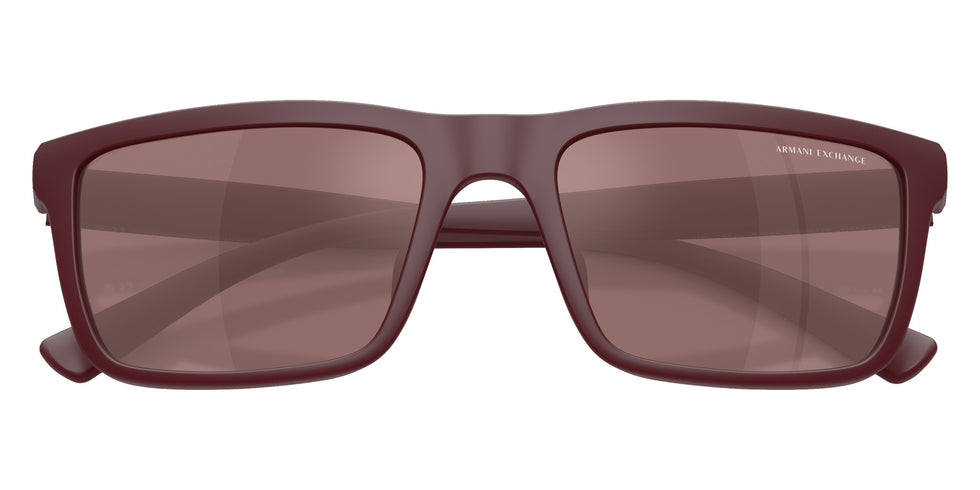 ARMANI EXCHANGE AX4174SU 84136G 56 - Matte Burgundy / Brown Mirrored Internal Silver #id:ax4174su84136g_s:106120