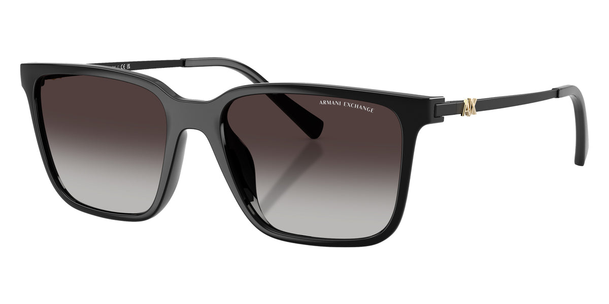 ARMANI EXCHANGE AX4176SU 81588G 54 - Shiny Black / Gray Gradient #id:ax4176su81588g_s:100105