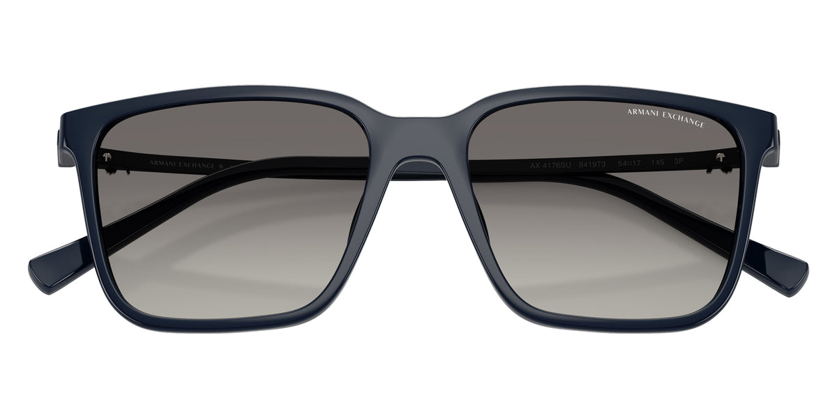 ARMANI EXCHANGE AX4176SU 8419T3 54 - Shiny Blue / Polarized Gray Gradient #id:ax4176su8419t3_s:102120