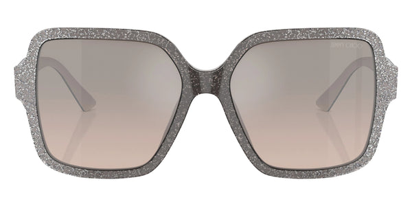 Sand Gradient Glitter / Brown Gradient Gray Mirrored Silver / 55-16-145