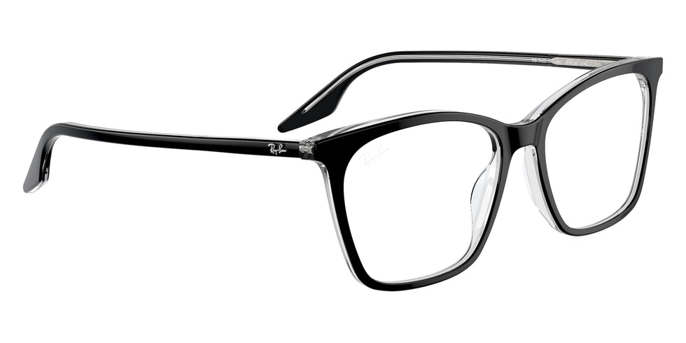 Ray-Ban RX5422 2034 52 - Black on Transparent