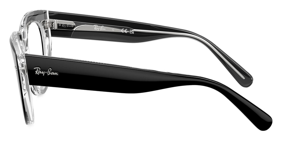 Ray-Ban RX5586 2034 48 - Black on Transparent