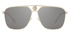 VERSACE VE2238 12526G 61 - Pale Gold / Light Gray Mirrored Silver