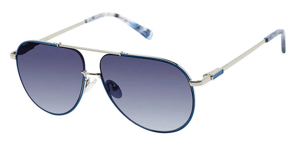 Blue/Silver / Gray Gradient Polarized / 57-12-140