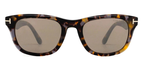 Shiny Vintage Gray Havana/T Logo / Roviex Mirrored / 54-22-145