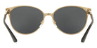 VERSACE VE2168 1377T3 57 - Matte Black/Pale Gold / Light Gray Gradient Dark Gray