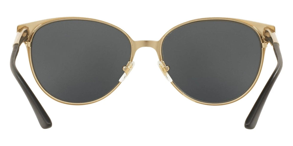 VERSACE VE2168 1377T3 57 - Matte Black/Pale Gold / Light Gray Gradient Dark Gray