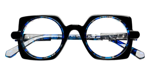 Black White Vegetal/Blue Tortoiseshell / 44-23-140