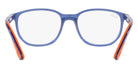 Ray-Ban RY1619 3775 49 - Transparent Blue on Rubber Orange