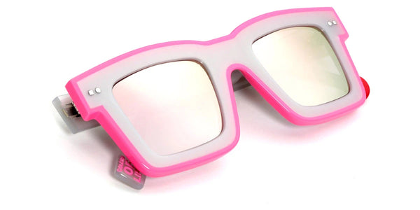 Shiny Pearl Gray/Shiny Neon Pink / 47-25-145