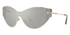 VERSACE VE2239 12526G 47 - Pale Gold / Light Gray Mirrored Silver