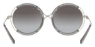 RALPH LAUREN RL7060 93516V 53 - Sanded Silver / Crystal Gray / Light Gray Mirrored Gradient Silver