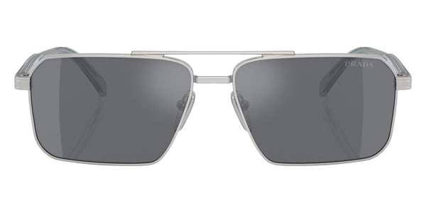 Silver/Transparent Azure / Dark Gray Flash Silver / 58-15-145