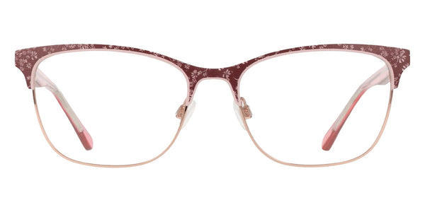 Burgundy Floral / 54-17-140