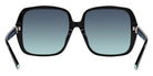 TIFFANY TF4211D 83429S 58 - Black/Silver / Azure Gradient Blue