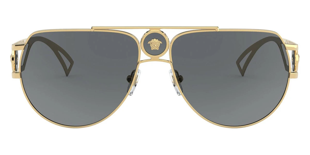 VERSACE VE2225 100287 60 - Gold / Gray