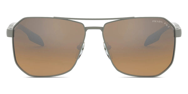 Gunmetal Rubber / Polarized Brown Mirrored Gray Gradient / 62-14-140