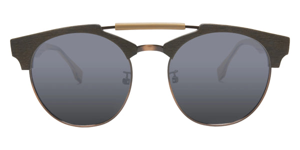 Two-Tone Brown / Solid Gray Polarized / 53-21-143