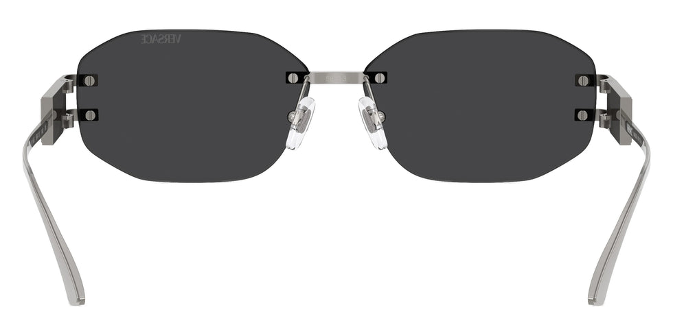 VERSACE VE2274 10016G 58 - Gunmetal / Gray Mirrored Silver