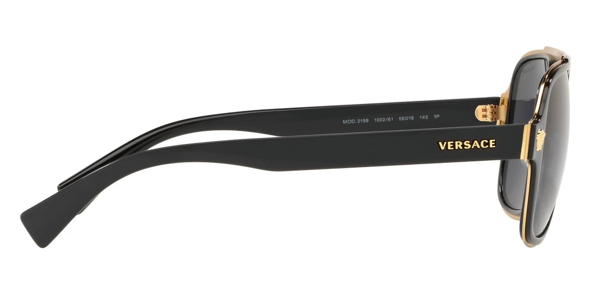 VERSACE VE2199 100281 56 - Black / Polarized Gray