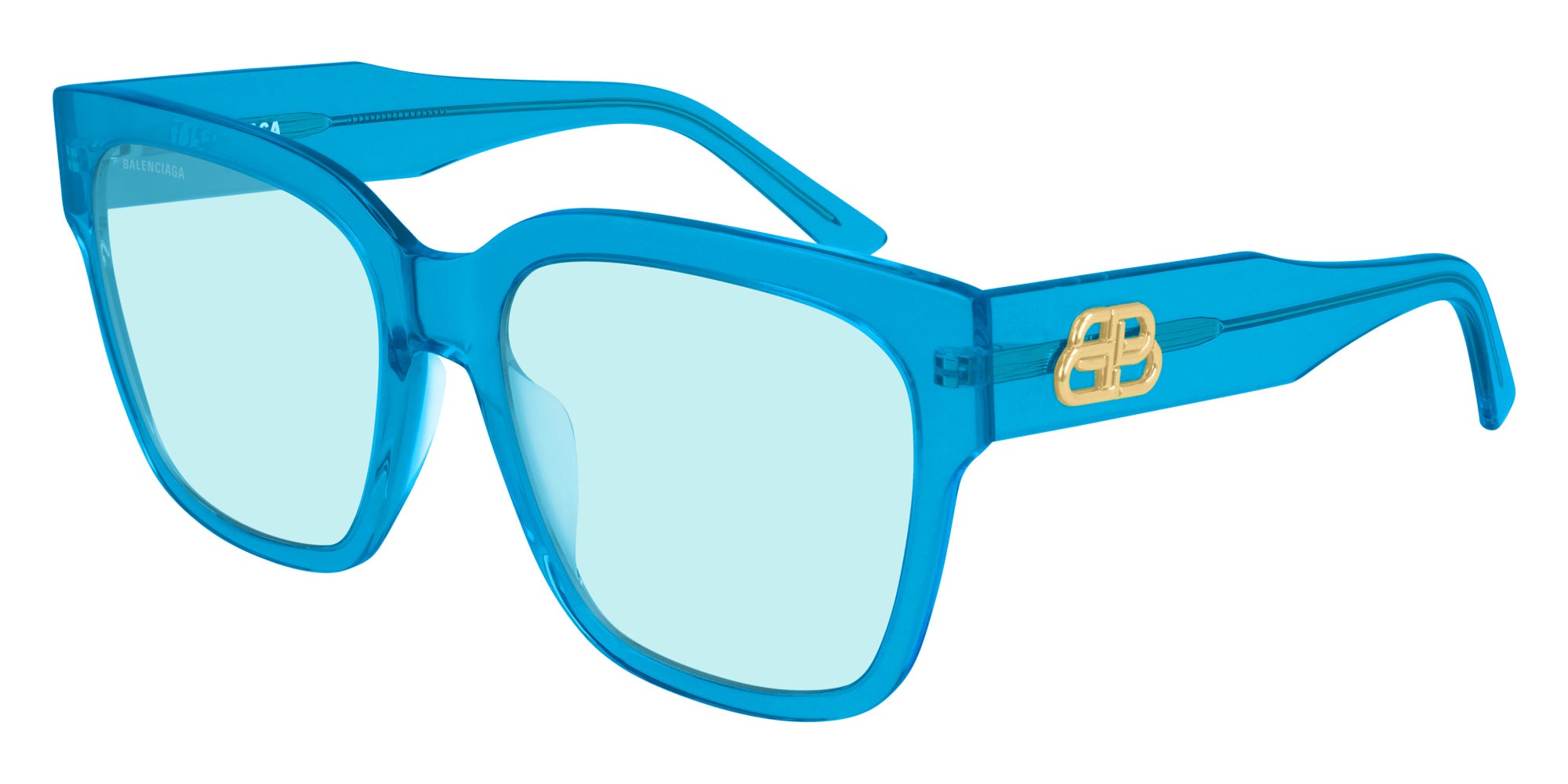 Balenciaga BB0056S 004 55 - Light-Blue / Light Blue #id:bb0056s004_s:104105