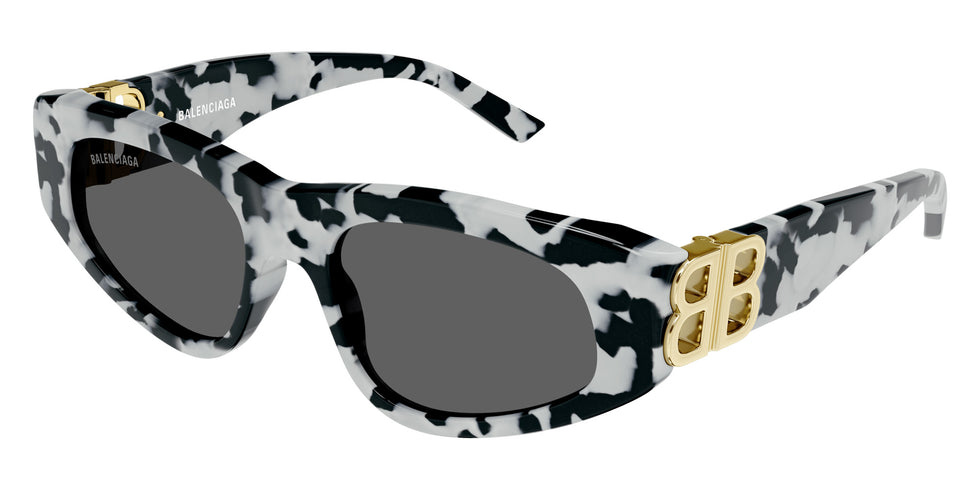 Balenciaga BB0095S 010 53 - Havana/Gold / Gray #id:bb0095s010_s:108105