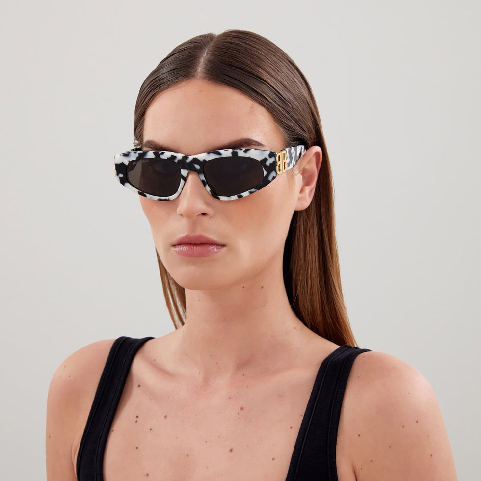 Balenciaga BB0095S 010 53 - Havana/Gold / Gray #id:bb0095s010_s:108115