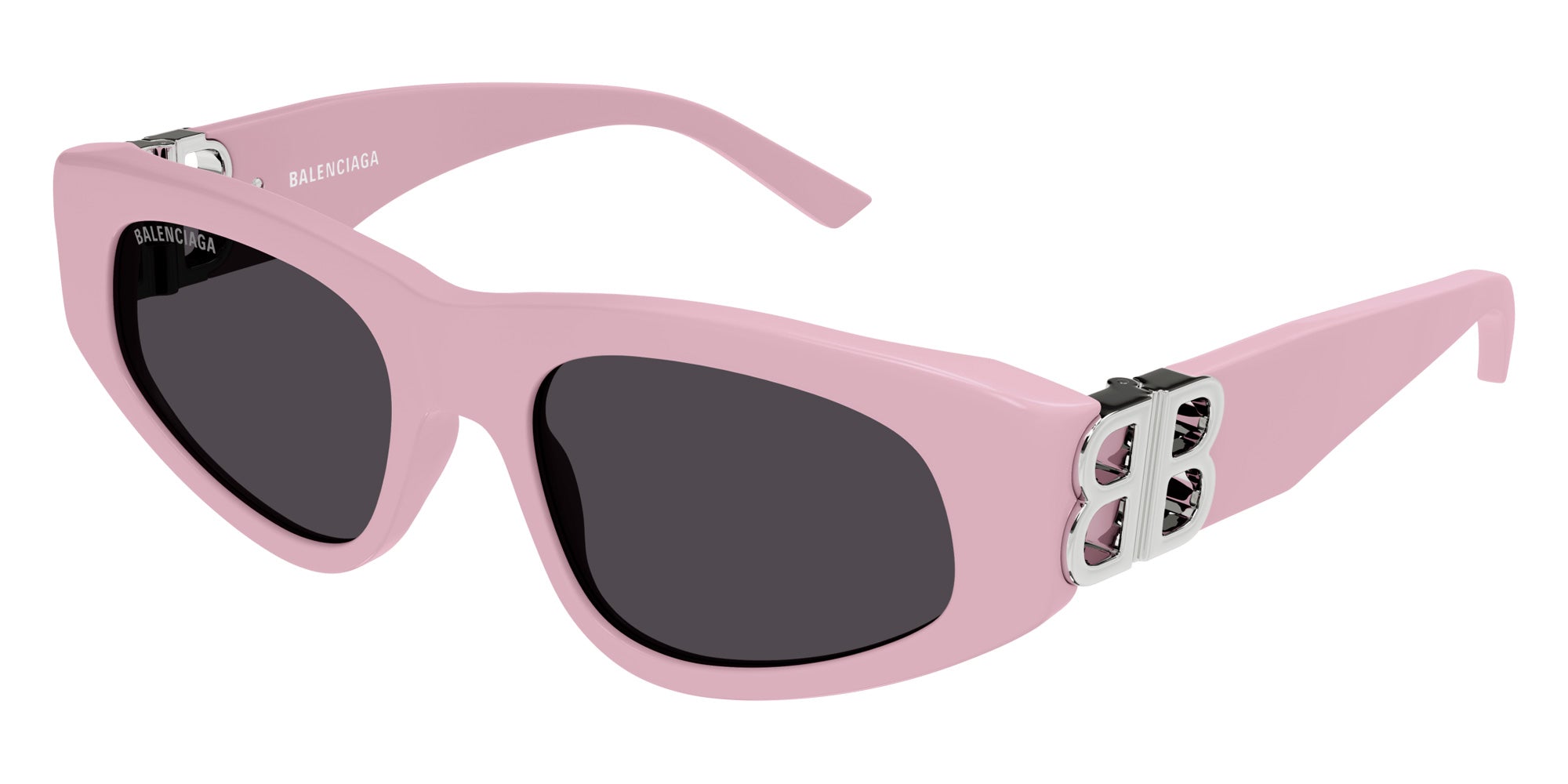 Balenciaga BB0095S 013 53 - Pink/Silver / Gray #id:bb0095s013_s:112105