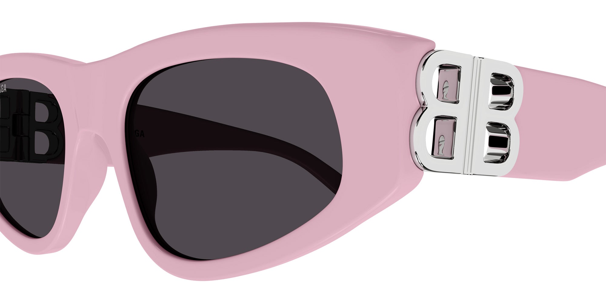 Balenciaga BB0095S 013 53 - Pink/Silver / Gray #id:bb0095s013_s:112110