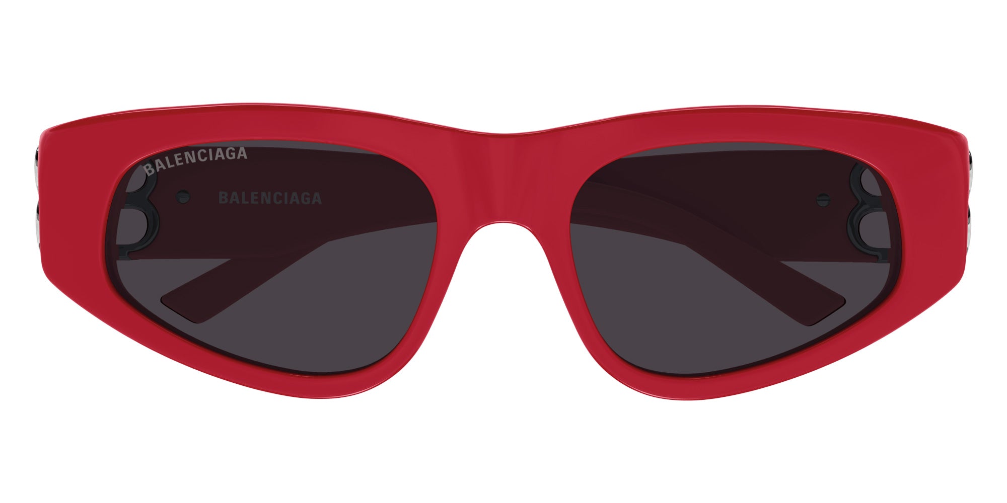 Balenciaga BB0095S 016 53 - Red/Silver / Gray #id:bb0095s016_s:116100