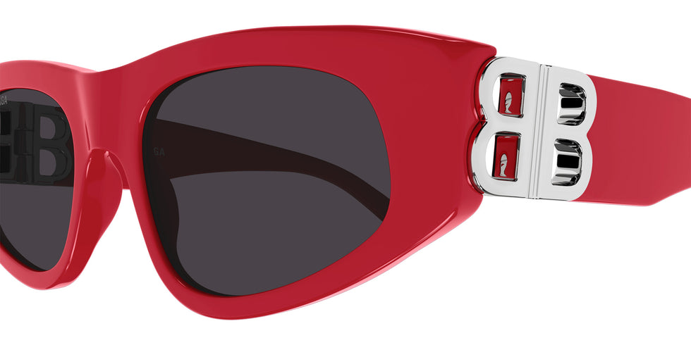 Balenciaga BB0095S 016 53 - Red/Silver / Gray #id:bb0095s016_s:116110