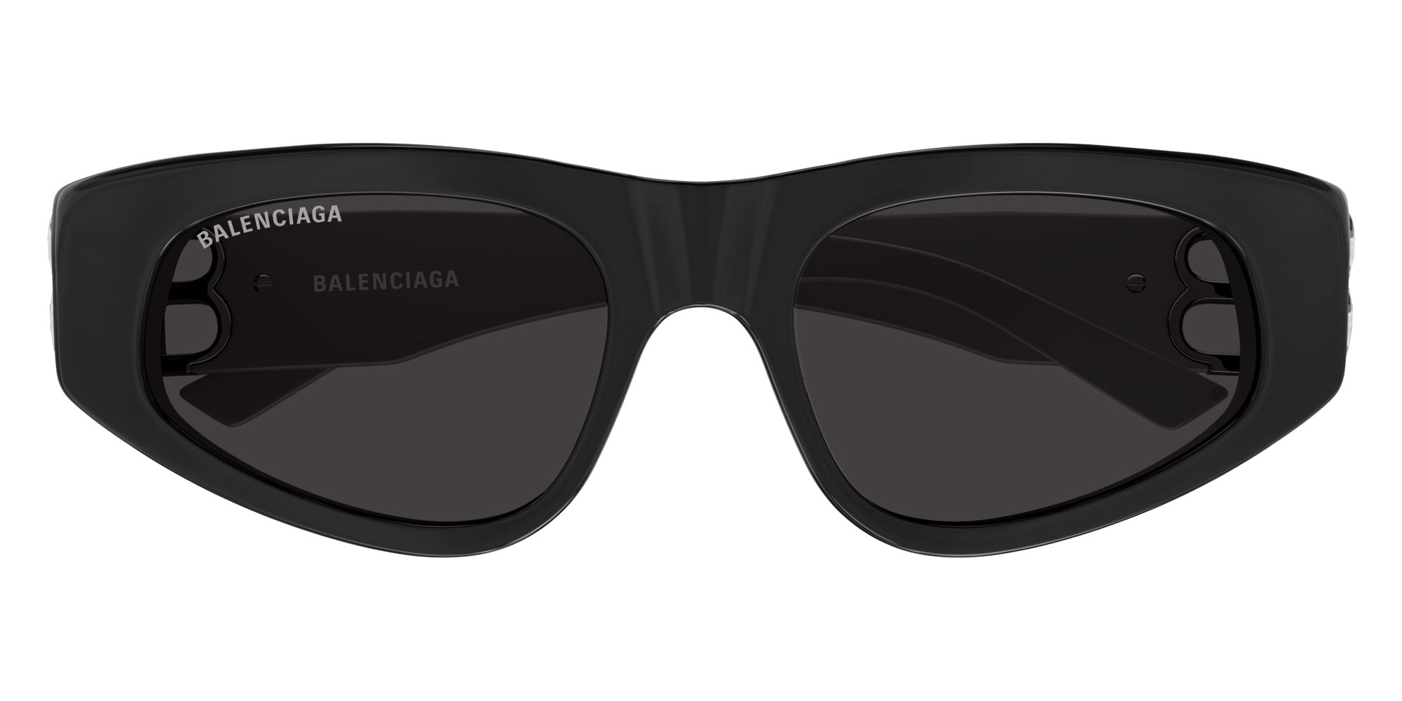 Balenciaga BB0095S 018 53 - Black/Silver / Gray #id:bb0095s018_s:118100