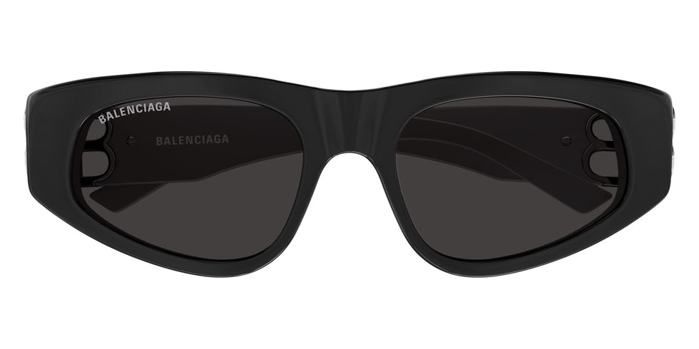 Balenciaga BB0095S 018 53 - Black/Silver / Gray #id:bb0095s018_s:118100