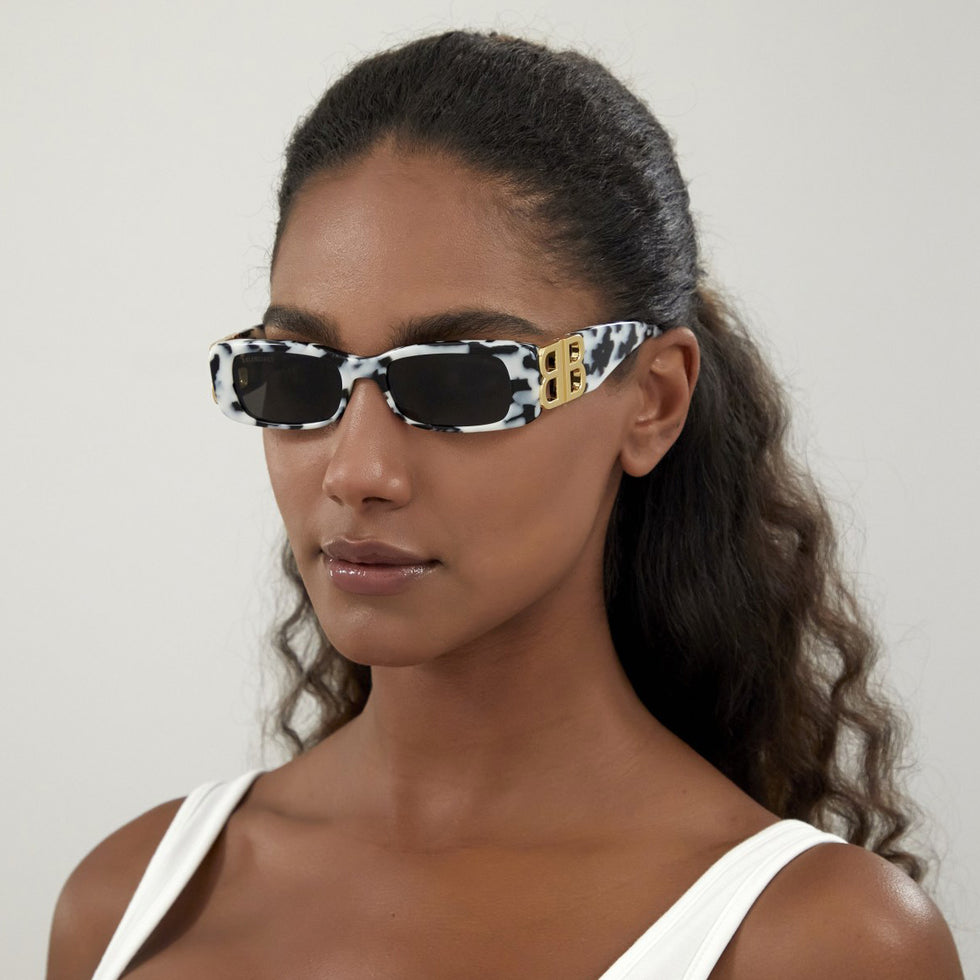 Balenciaga BB0096S 005 51 - Havana/Gold / Gray #id:bb0096s005_s:104115