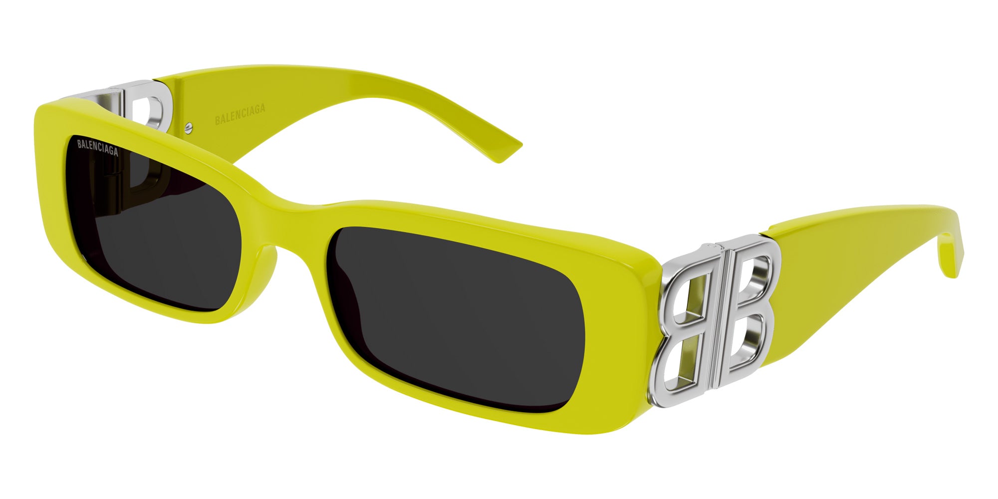 Balenciaga BB0096S 008 51 - Yellow/Silver / Gray #id:bb0096s008_s:108105