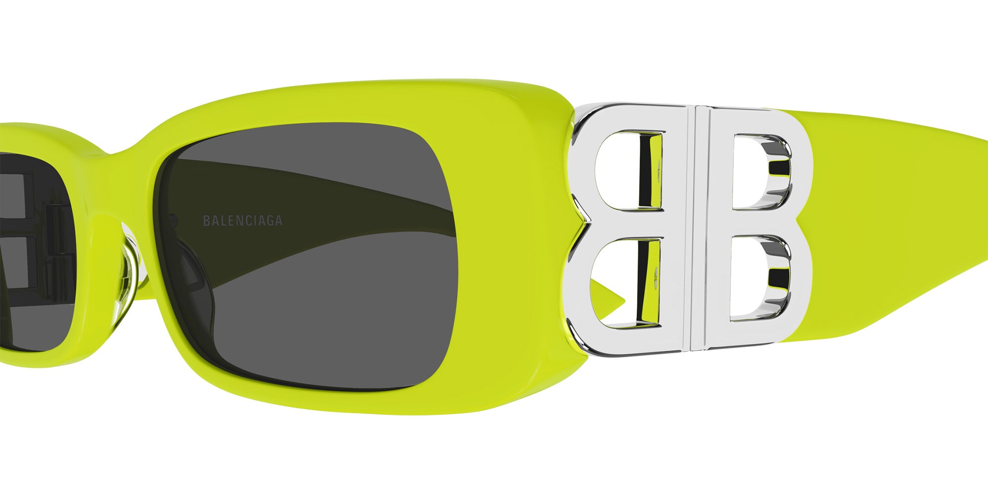 Balenciaga BB0096S 008 51 - Yellow/Silver / Gray #id:bb0096s008_s:108110