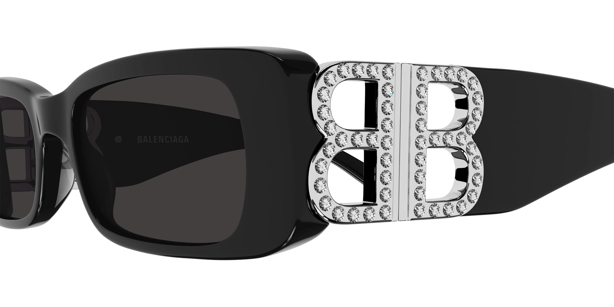 Balenciaga BB0096S 017 51 - Black/Silver / Gray #id:bb0096s017_s:116110