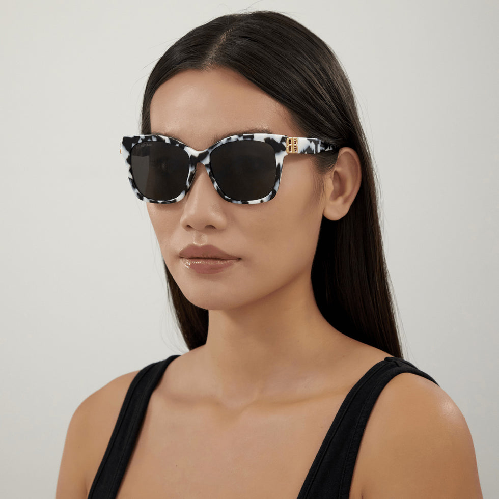 Balenciaga BB0102SA 007 57 - Havana/Gold / Gray #id:bb0102sa007_s:104115