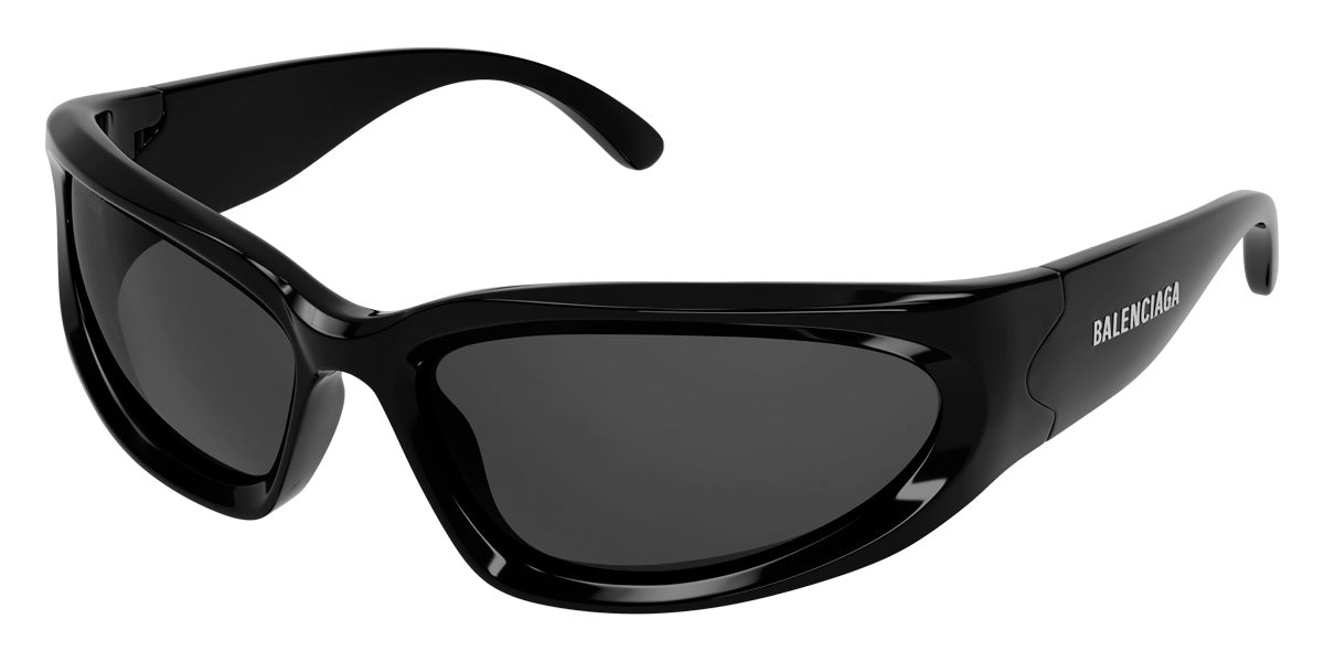 Balenciaga BB0157S Wrap Sunglasses | EyeOns.com