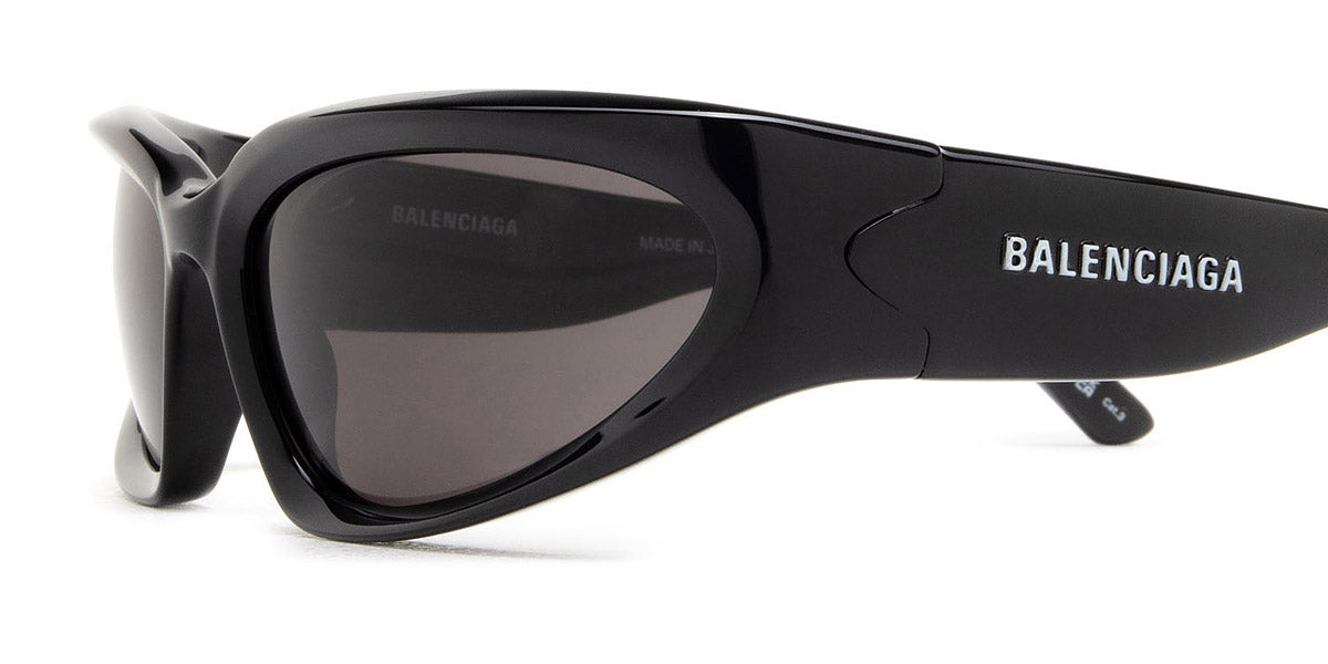 Balenciaga BB0157S Wrap Sunglasses | EyeOns.com