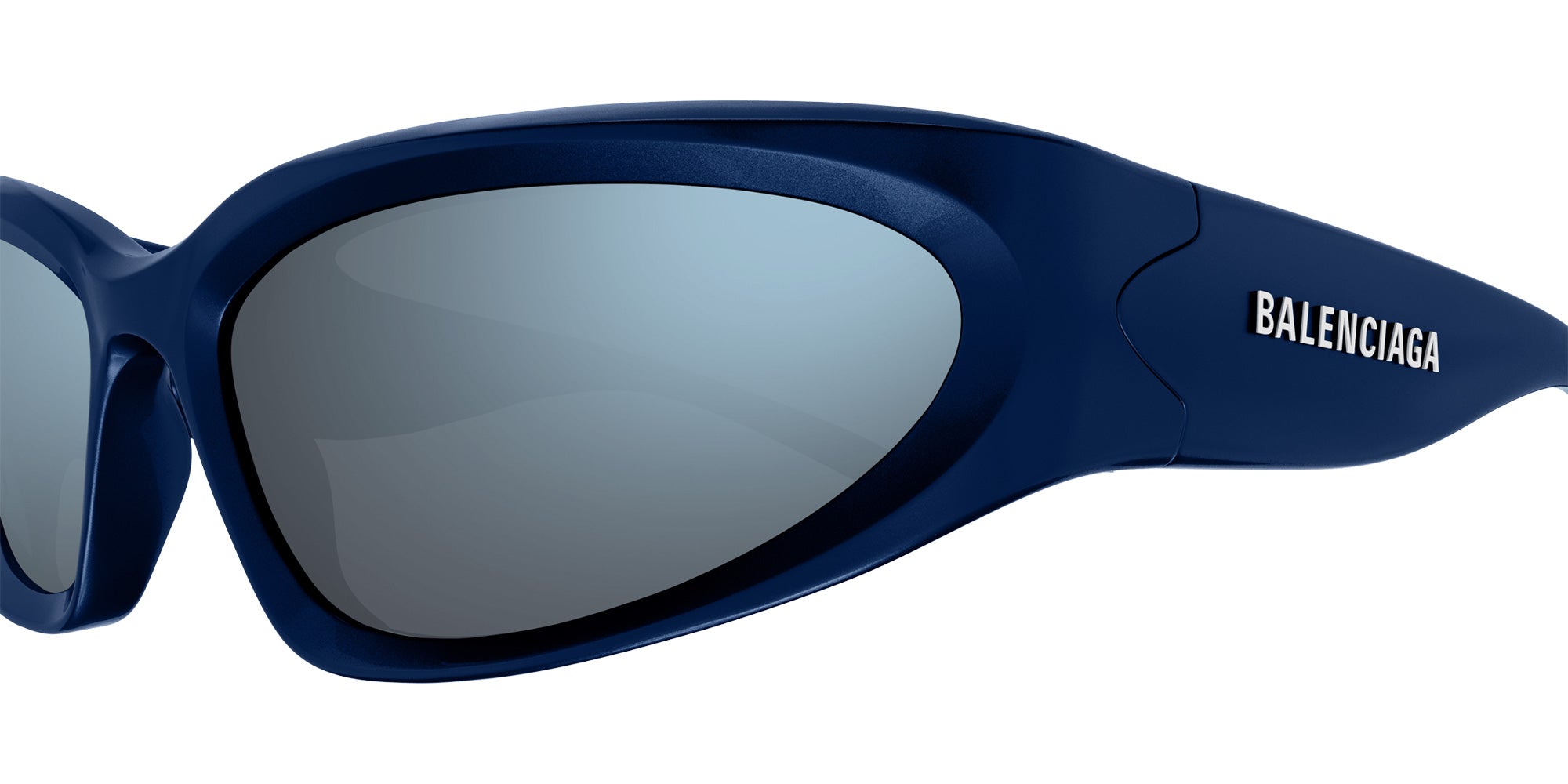 Balenciaga BB0157S 009 65 - Blue / Blue Mirrored #id:bb0157s009_s:100110