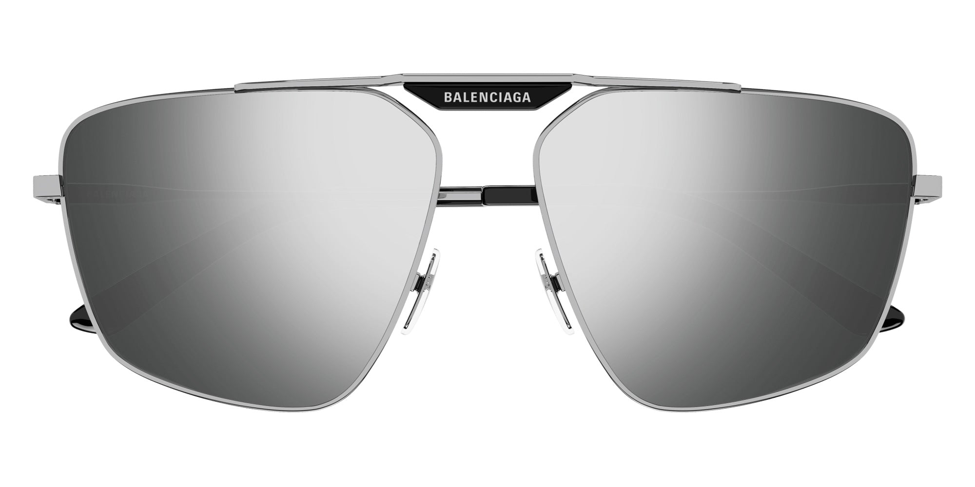Balenciaga BB0246SA 002 61 - Silver / Silver Mirrored Double #id:bb0246sa002_s:100100