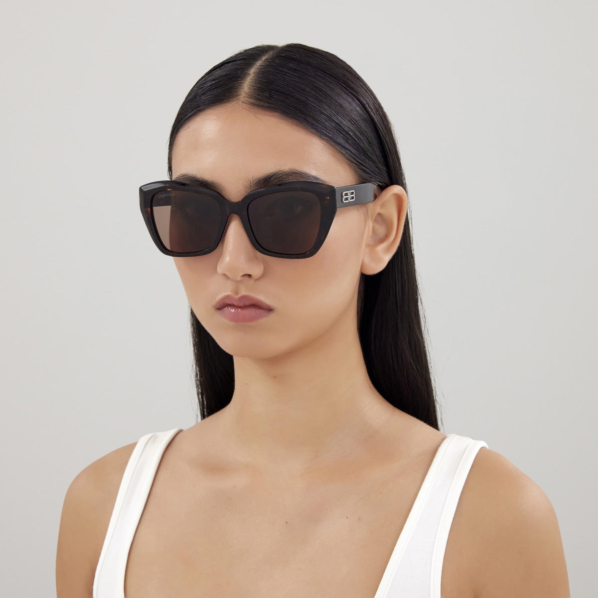 Balenciaga BB0273SA 002 55 - Havana / Brown #id:bb0273sa002_s:100115