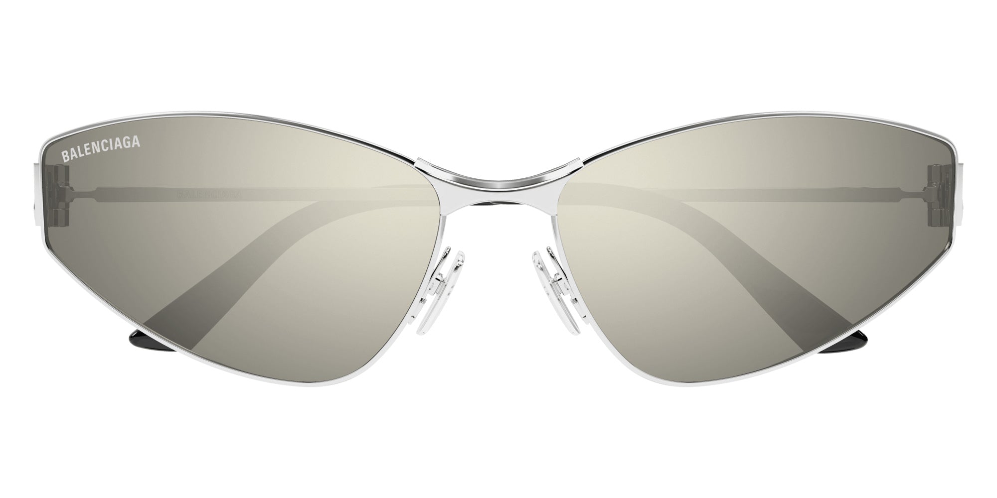 Balenciaga BB0335S 006 65 - Silver / Silver Mirrored #id:bb0335s006_s:102100